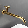 Single Cold Faucet Antique Bronze Wall Kitchen Sink Rotatable Faucet