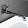 Single Cold Faucet Antique Bronze Wall Kitchen Sink Rotatable Faucet