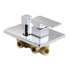 Single-Handle Shower Faucet Control Valve Solid Brass Wall Shower Mixer