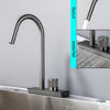 Single Hole Tap With Temperature Scale 2 Ways Kitchen Faucet