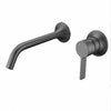 Single Lever Handle Wall Mounted Bathroom Brass Sink Faucet