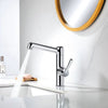 Single Lever Rotation Basin Tap Brass Bathroom Sink Water Mixer Faucet