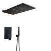 Large Rainfall Stainless Steel Bathroom Shower System with Hand Spray