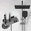Smart Digital Shower System Brass Bathtub Rainfall Shower Faucet