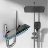 Smart Digital Shower System Brass Bathtub Rainfall Shower Faucet