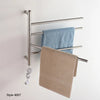 Smart Electric Towel Warmer Rotatable Stainless Steel Towel Rack