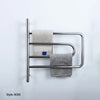 Smart Electric Towel Warmer Rotatable Stainless Steel Towel Rack