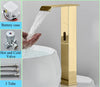 Smart Sensor Bathroom High Style Basin Faucet Waterfall Sensing Tap