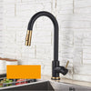 Smart Touch Kitchen Faucet Brushed Gold Poll Out Sensor Faucets