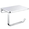 Smooth Toilet Paper Holder with Shelf Tissue Roll Bathroom Accessories