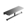 Smooth Toilet Paper Holder with Shelf Tissue Roll Bathroom Accessories