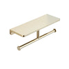 Smooth Toilet Paper Holder with Shelf Tissue Roll Bathroom Accessories