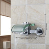 Solid Brass and Glass Waterfall Spout Mixer Tap with Handheld Shower