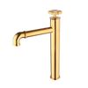 Solid Brass Bathroom Basin Faucet Industrial Style Hot Cold Mixer Tap