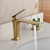 Solid Brass Bathroom Faucet Hot and Cold Water Washbasin Mixer Tap