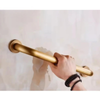 Solid Brass Bathroom Safety Grab Bar Anti-Slip Wall-Mount Support Rail
