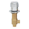Solid Brass Bathtub Faucet Split-Type Hot Cold Extended Inlet Valve