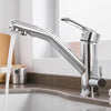 Solid Brass Dual Hole 3 Way Water Filter Kitchen Faucet in 3 Colors
