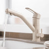 Solid Brass Dual Hole 3 Way Water Filter Kitchen Faucet in 3 Colors