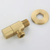 Solid Brass G1/2 Angle Valve Switch Valve For Bathroom