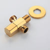 Solid Brass G1/2 Angle Valve Switch Valve For Bathroom