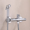 Solid Brass Mixer Valve Toilet Handheld Bidet Spray Shower Sprayer Set