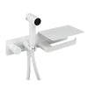 Solid Brass Portable Sprayer Toilet Bidet Set With Paper Holder Rack