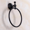 Solid Brass Retro Black Ancient Bathroom Hardware Shower Accessories