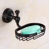 Solid Brass Retro Black Ancient Bathroom Hardware Shower Accessories