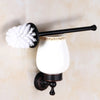 Solid Brass Retro Black Ancient Bathroom Hardware Shower Accessories