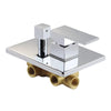 Solid Brass Shower Mixer Valve Single Handle Bathroom Control Valve