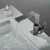 Solid Brass Single Handle Hot Cold Sink Mixer Tap Bathroom Basin Faucet