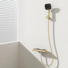 Solid Brass Thermostatic Shower Faucet with Bathtub Handheld Shower