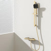 Solid Brass Thermostatic Shower Faucet with Bathtub Handheld Shower