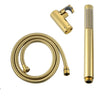Solid Brass Wall Mount Hand Shower Sprayer Set With Hose Shower Holder
