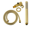 Solid Brass Wall Mount Hand Shower Sprayer Set With Hose Shower Holder