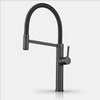 Spring Pull-Down Kitchen Faucet Brass Hot Cold Mixer Rubber Tube Tap