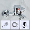 Square Bathtub Shower Faucets Floor Standing Faucet Hot Cold Water Tap