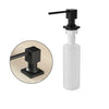 Square Pump Built-In Countertop Dispenser Brass Kitchen Soap Dispenser