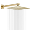 Square Rain Shower Head Stainless Steel Overhead Bathroom Shower Head