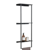 Stainless Steel 3-Tier Towel Rack with Shelf and Bar Towel Storage