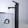 Stainless Steel Bathroom Faucet Matte Black High Temperature Faucet