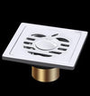 Stainless Steel Bathroom Invisible Shower Square Floor Drain Cover