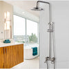 Stainless Steel Bathroom Shower System Rainfall Hand Shower with Mixer