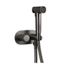 Stainless Steel Bathroom Toilet Bidet Faucet With Cover Paper Holder