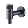 Stainless Steel Black Faucets Lengthen Outdoor Garden Faucets