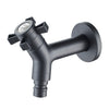 Stainless Steel Black Faucets Lengthen Outdoor Garden Faucets