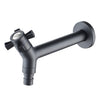 Stainless Steel Black Faucets Lengthen Outdoor Garden Faucets