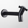 Stainless Steel Black Faucets Lengthen Outdoor Garden Faucets