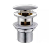 Stainless Steel Chrome Pop-Up Drain and Bottle Trap Bathroom P-Trap Kit